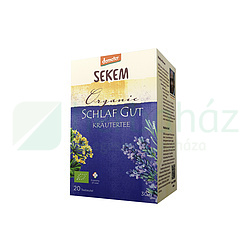 BIO DEMETER SEKEM ALUDJ JÓL TEA FILTERES 20DB